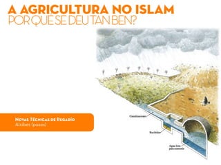 A AGRICULTURA NO ISLAM
PORQUÉSEDEUTANBEN?
Novas Técnicas de Regadío
Alxibes (pozos)
 