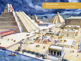 Tenochtitlán
Reconstrución do centro da cidade
 