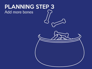 PLANNING STEP 3
Add more bones
 
