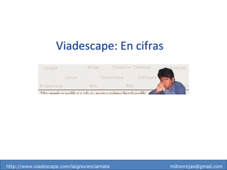 http://www.viadescape.com/laignoranciamata  [email_address] Viadescape: En cifras   