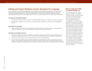 Ccssi ela standards | PDF