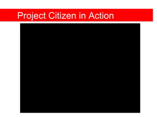 Project Citizen in Action 