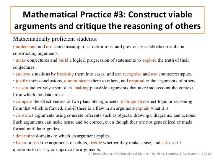 Common Core State Standards Math Workgroup Training