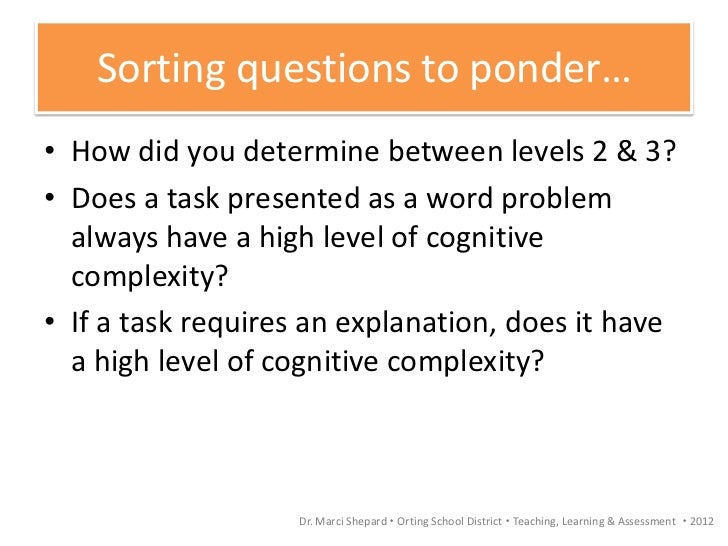 Common Core State Standards Math Workgroup Training