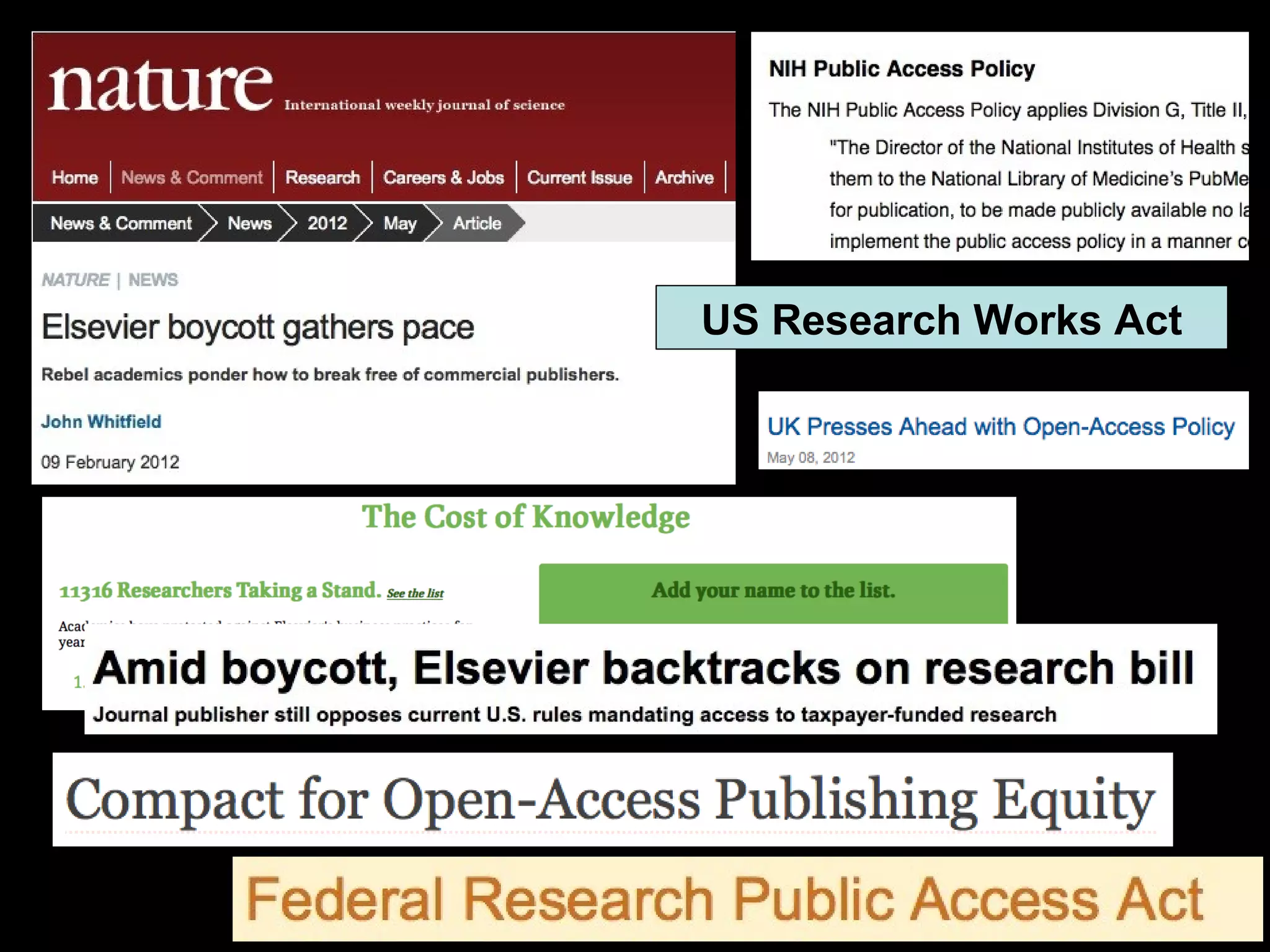 US Research Works Act
 