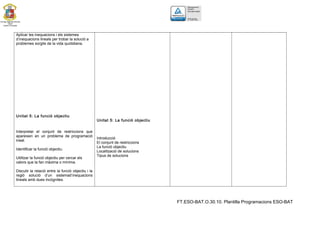 3. CRITERIS D’ AVALUACIÓ:3. CRITERIS D’ AVALUACIÓ:
Treballs realitzats (5%):
 Si no es presenten els treballs amb uns mínims
de presentació i de continguts l’avaluació constarà
com a suspesa (fins que s’entreguin en
condicions)
 