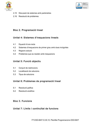 BLOC 3 : FuncionsBLOC 3 : Funcions
 