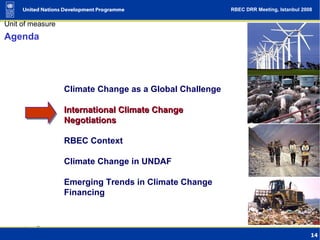 Climate Change as Human Development Challenge (UNDP presentation) | PPT