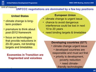 Climate Change as Human Development Challenge (UNDP presentation) | PPT