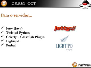 Jetty (Java) Twisted Python Grizzly – Glassfish Plugin Lighttpd Perbal 
