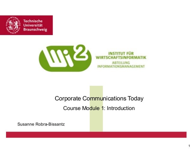 communications module introduction corporate course slideshare