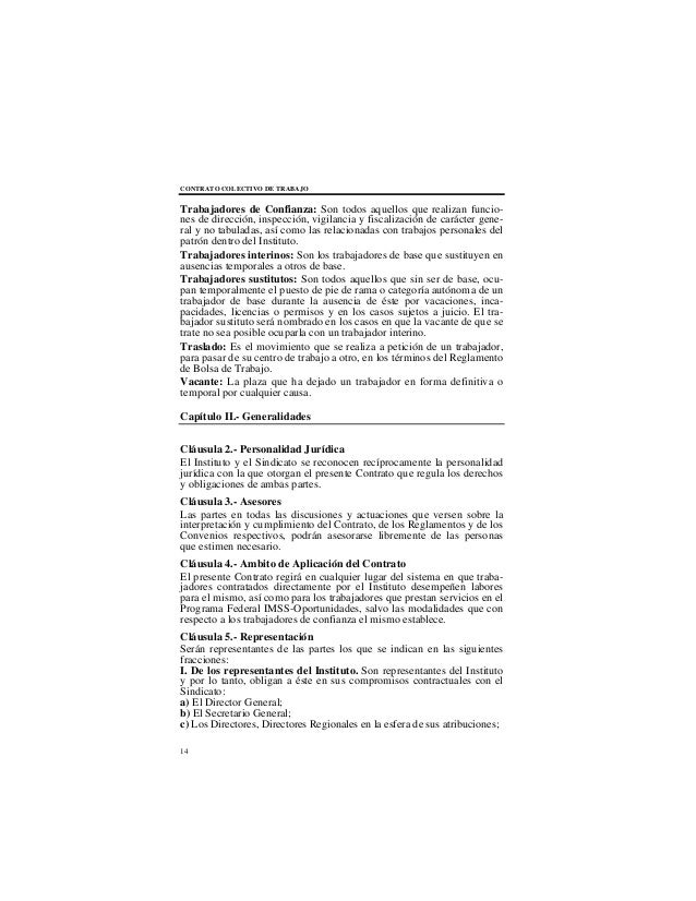 Contrato colectivo de trabajo imss 20052007