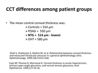 CCT and TARGET PRESSURE in Glaucoma Management - Pfizer Symposium.pptx
