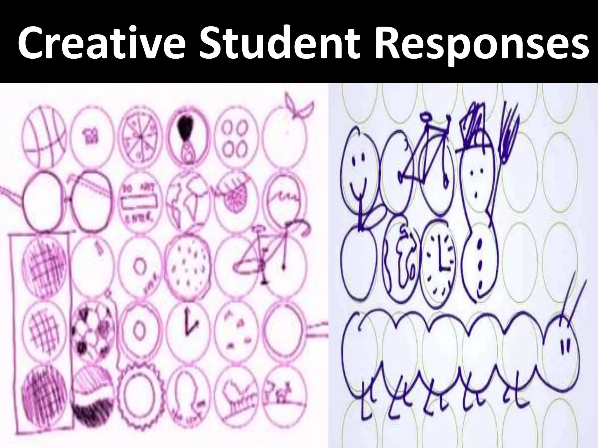 Creative Student Responses
 