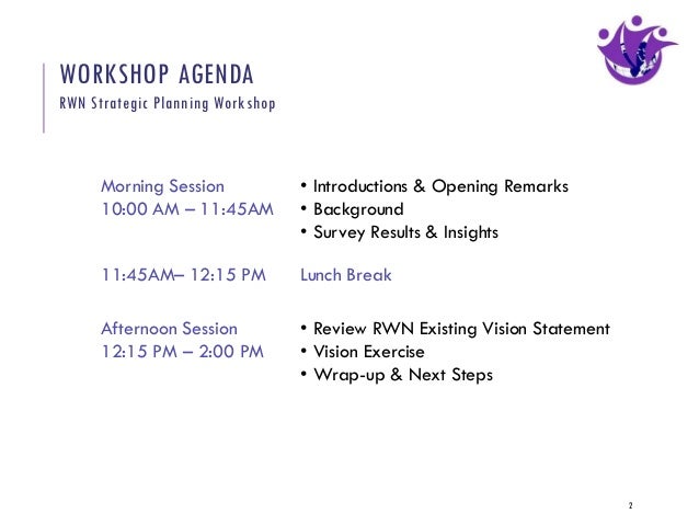 strategic planning agenda