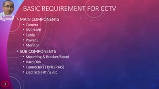 Comprehensive Guide to CCTV Systems and Operations for Security | PPTX