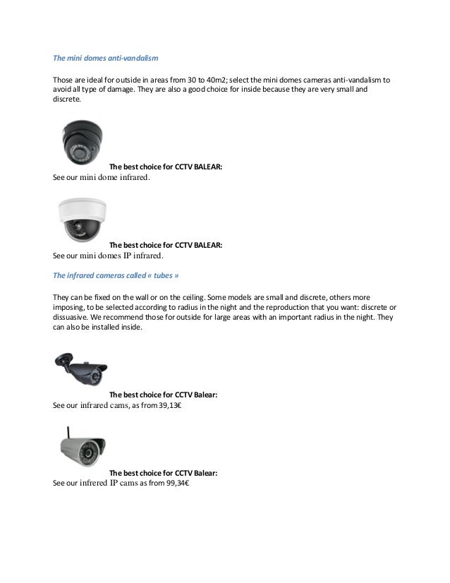 How to choose my CCTV system?