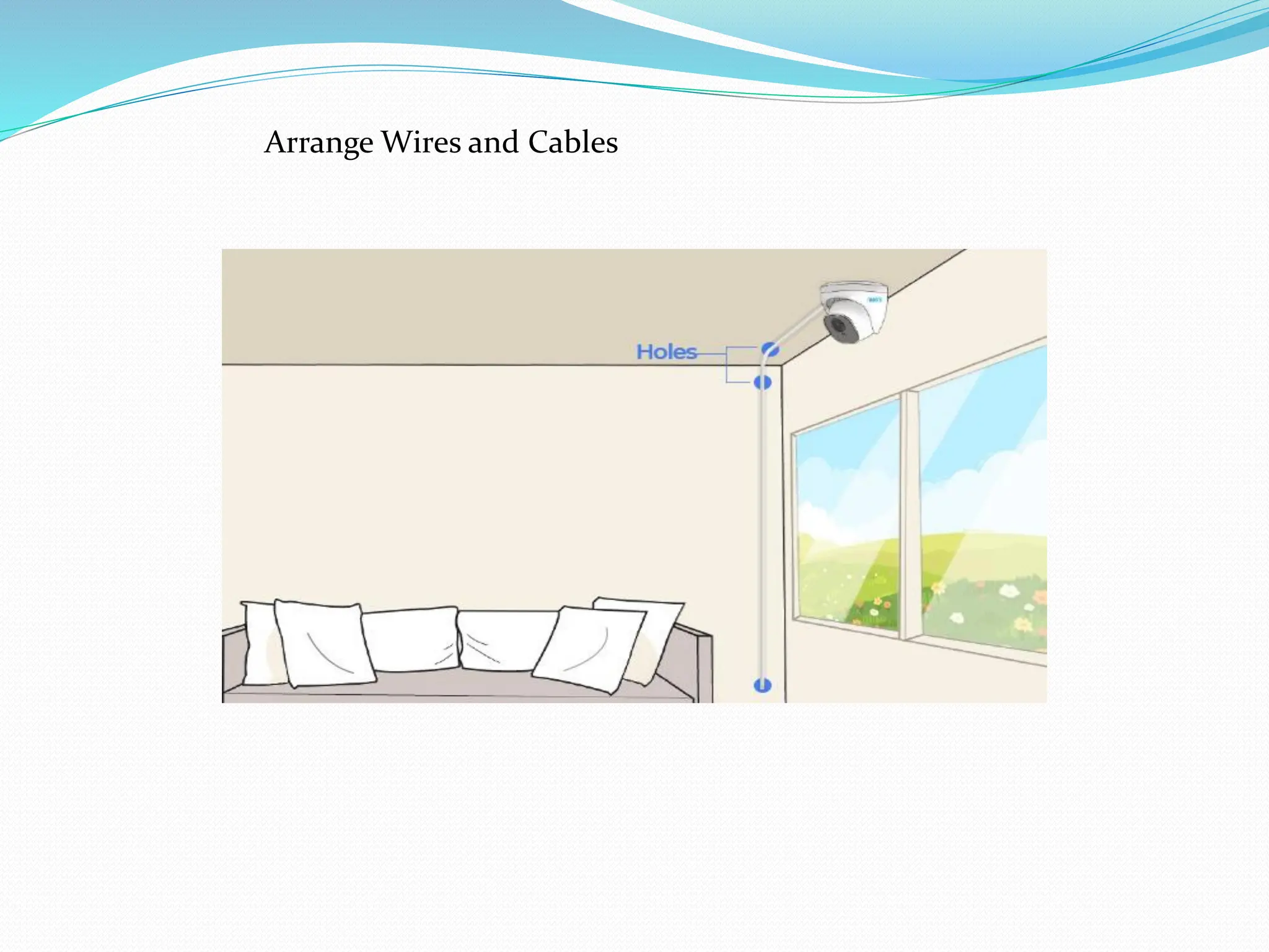 Arrange Wires and Cables
 