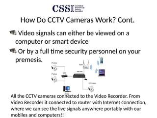 Comprehensive Guide to CCTV Surveillance Systems and Technologies | PPTX
