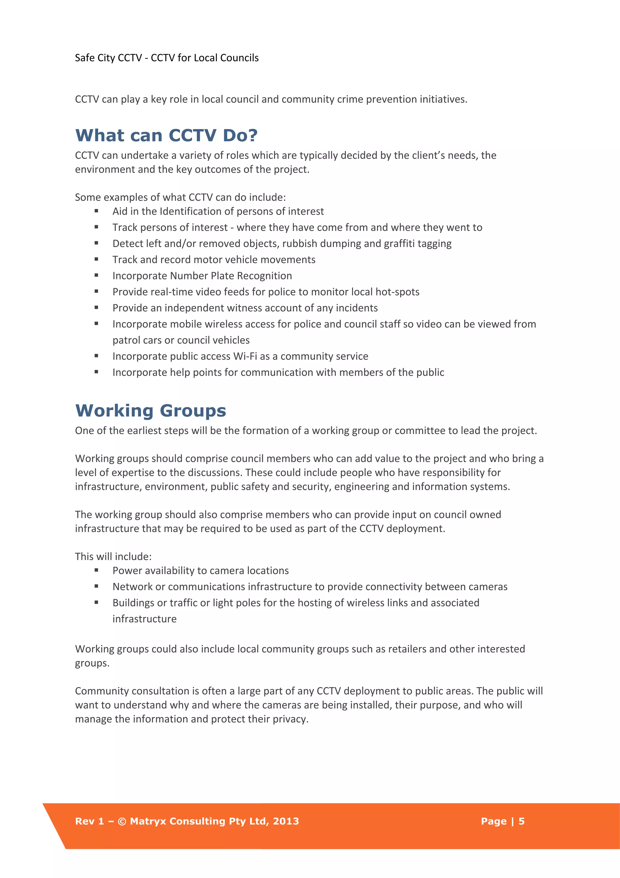 CCTV for local councils | PDF