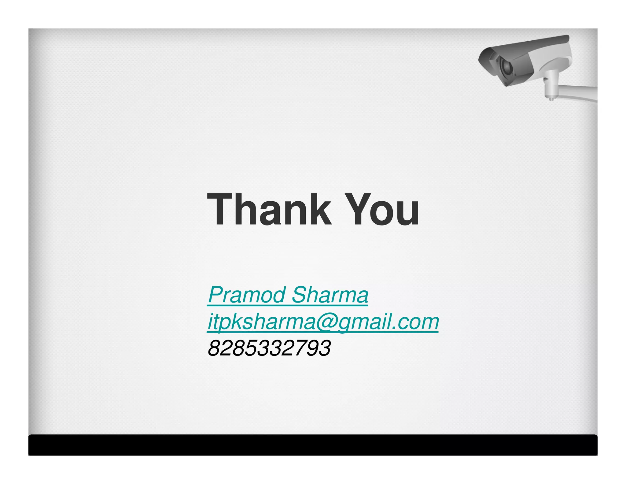 CCTV Basic PPT