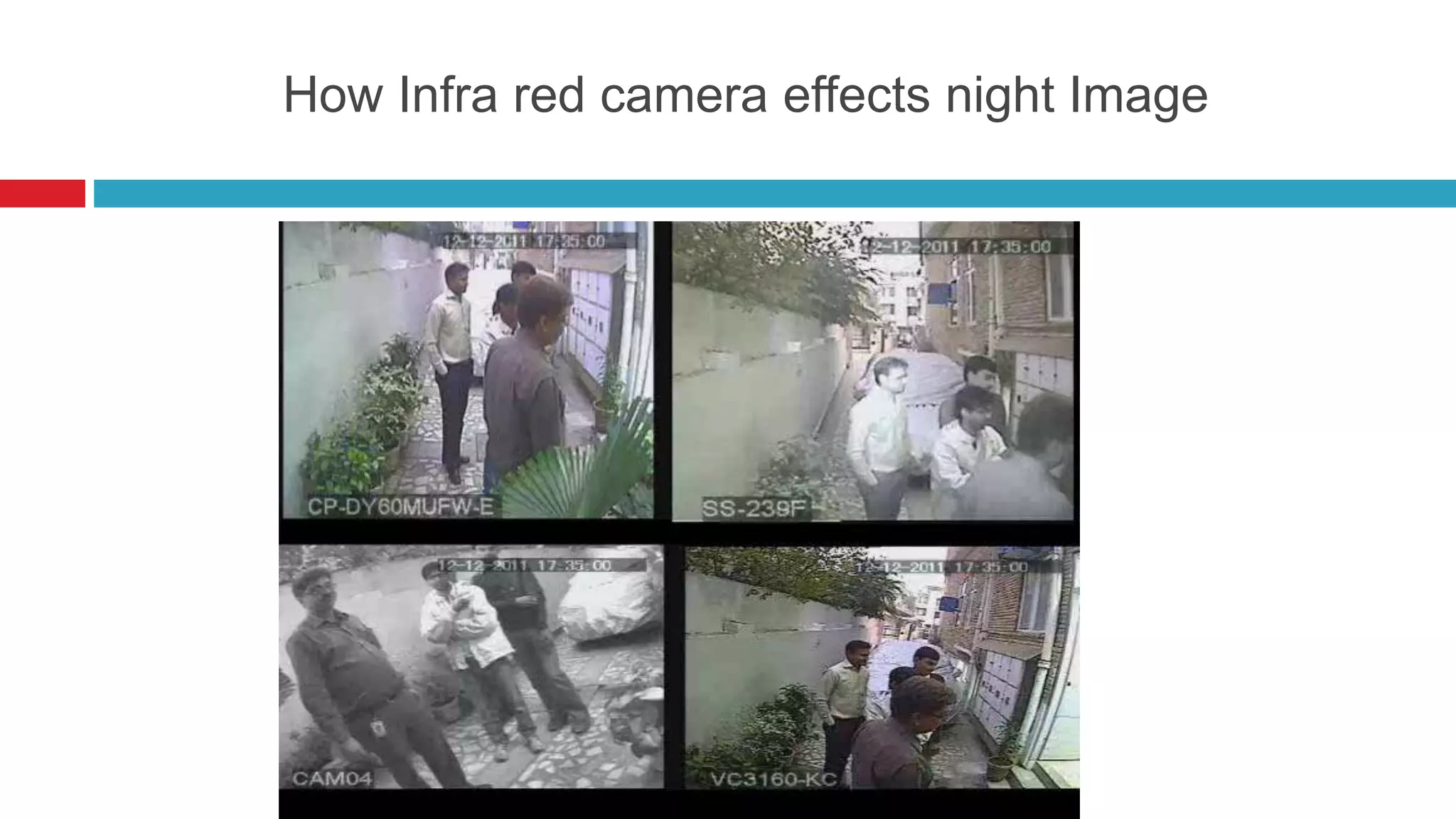 How Infra red camera effects night Image
 