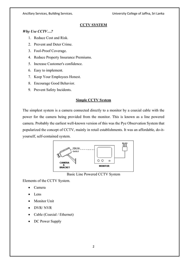 Cctv report PDF