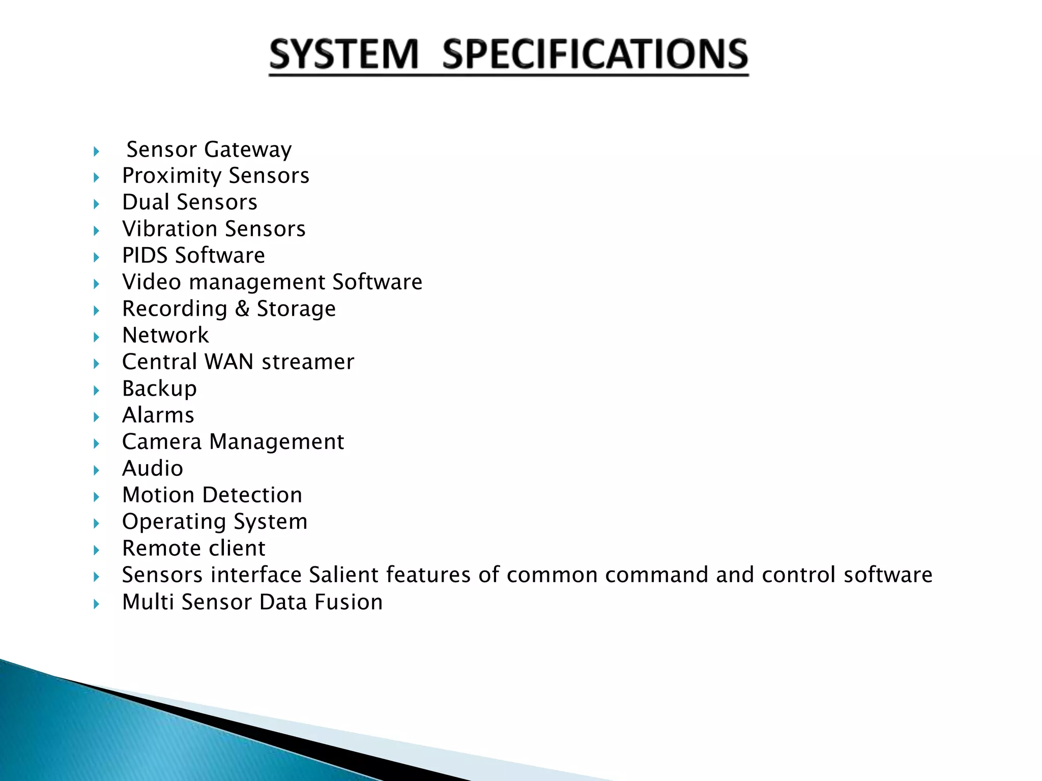 CCTV Surveillance System Including Sensor For Infrastructure Protection ...