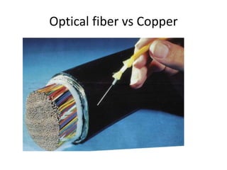 Optical fiber vs Copper
 