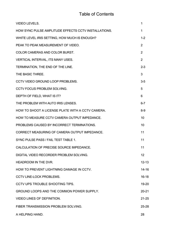 Cctv training manual PDF