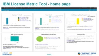 Seite 8
IBM License Metric Tool - home page
 