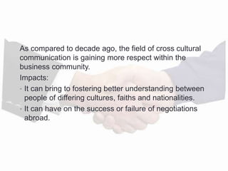Cross Cultural Understanding | PPTX