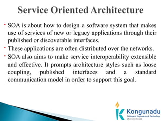 CLOUD ENABLING TECHNOLOGIES WITH SERVICE ORIENTED ARCHITECTURE | PPT