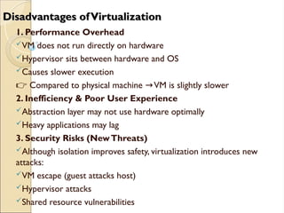 Virtualization Risks Comprehensive Overview of Virtualization and Container Technologies in ...