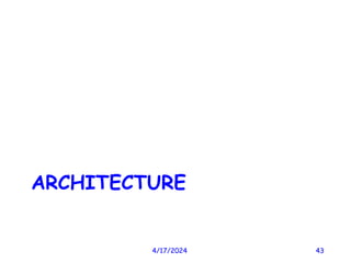 ARCHITECTURE
4/17/2024 43
 