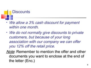 Thư tín thương mại cover letters of offers | PPT