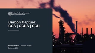 Carbon Capture Storage and CCUS by IIEFA | PDF