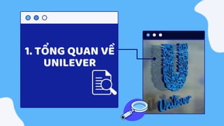 1. TỔNG QUAN VỀ
UNILEVER
 