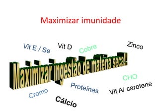 Maximizar imunidade
 