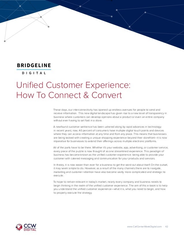 ccw executive report customer experience customer service executive means