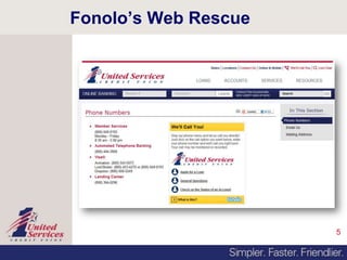 5
Fonolo’s Web Rescue
 