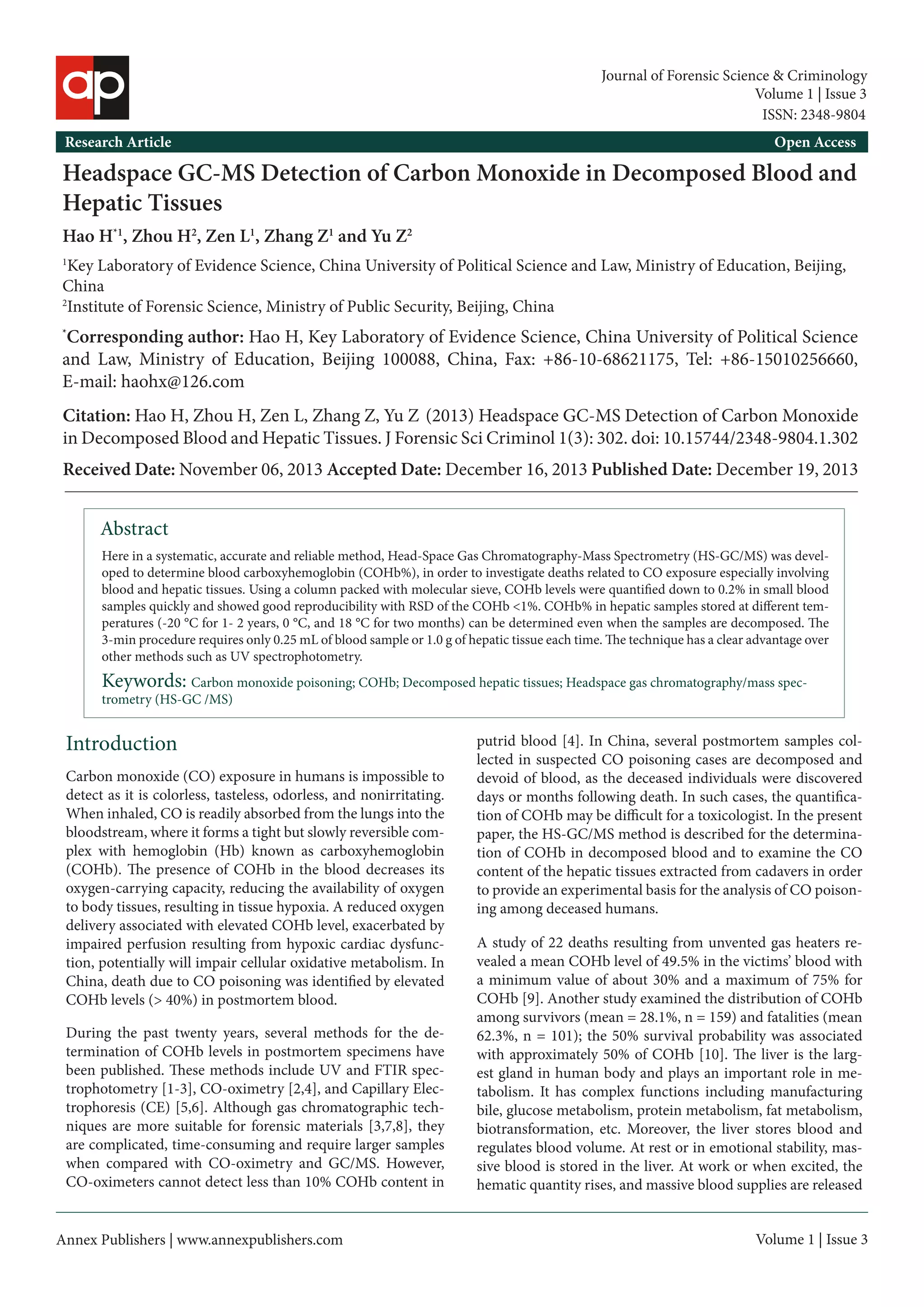 Headspace gc-ms-detection-of-carbon-monoxide-in-decomposed-blood-and ...