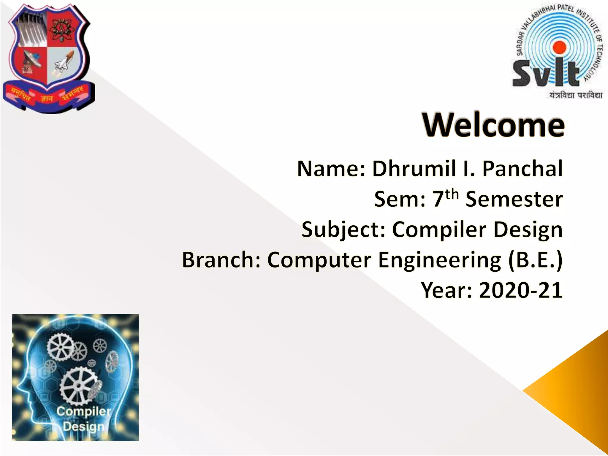 Dynamic Programming Code-Optimization Algorithm (Compiler Design) | PPT
