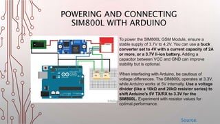Here's how to troubleshoot SIM800L and the basics. | PPT