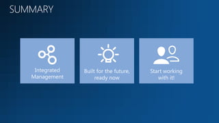 End-to-End Integrated Management with System Center 2012