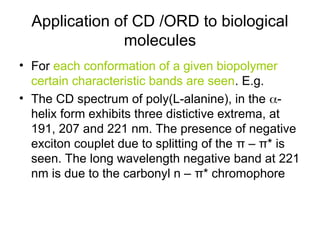 Principles and instrumentation of CD-ORD | PPT