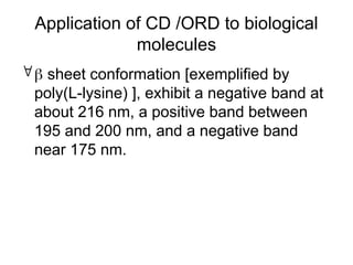 Principles and instrumentation of CD-ORD | PPT