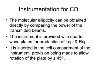 Principles and instrumentation of CD-ORD | PPT