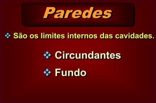        PARTES CONSTITUINTESDAS CAVIDADES