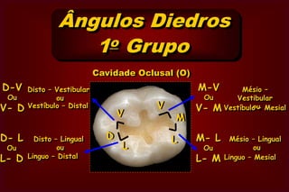 MODMOPARTES CONSTITUINTES       DAS CAVIDADES    Paredes CircundantesVML  G ou  C  G ou  CVPALG ou CParedes de Fundo